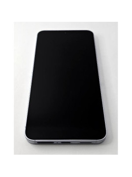 Pantalla lcd para Samsung Galaxy S25 5G S931 tactil negro marco azul claro ensamblado GH82-36387C Service Pack