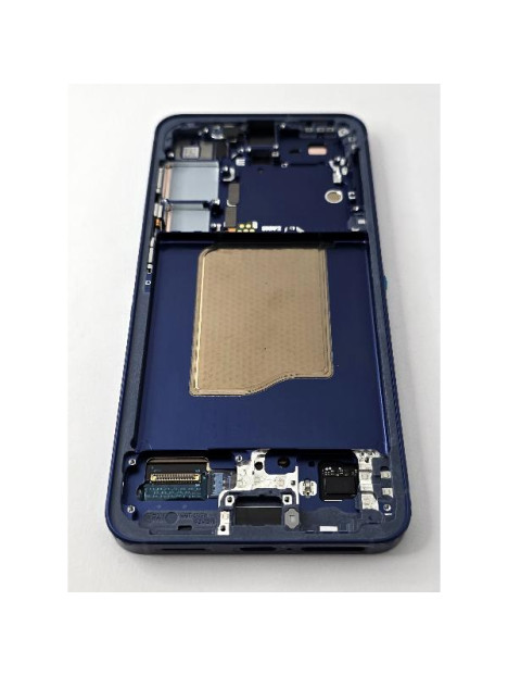 Pantalla lcd para Samsung Galaxy S25 5G S931 tactil negro marco azul oscuro ensamblado GH82-36387D Service Pack