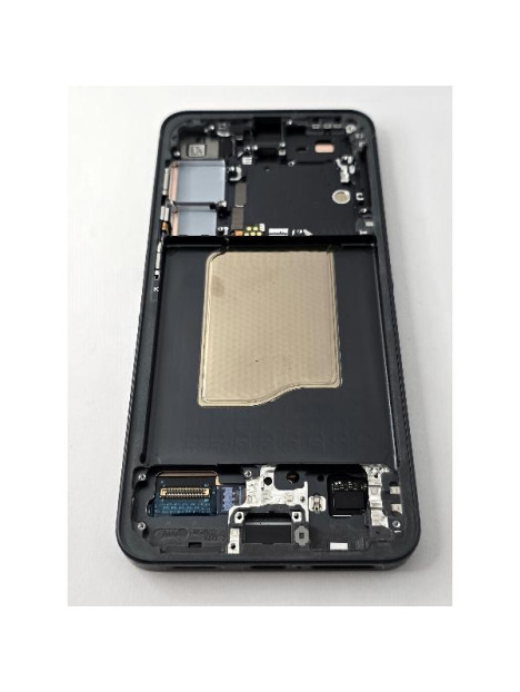 Pantalla lcd para Samsung Galaxy S25 5G S931 mas tactil negro con marco negro ensamblado GH82-36387E Service Pack