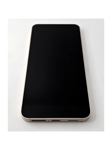 Pantalla lcd para Samsung Galaxy S25 5G S931 mas tactil negro con marco rosa ensamblado GH82-36387F Service Pack