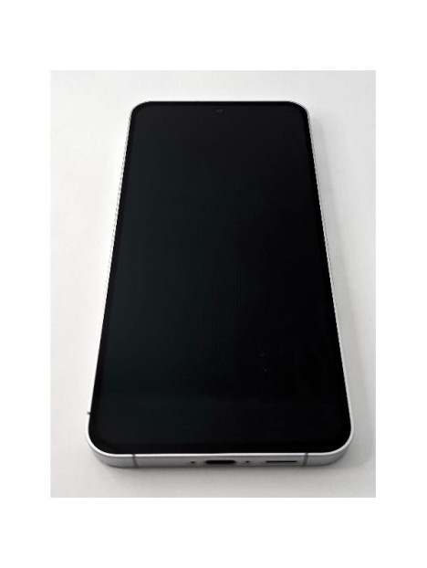 Pantalla lcd para Samsung Galaxy S24 FE SM-S721B mas tactil negro marco plata ensamblado GH82-35849B Service Pack