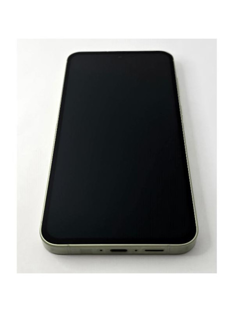 Pantalla lcd para Samsung Galaxy A55 A556 mas tactil negro con marco amarillo ensamblado GH82-34305D Service Pack