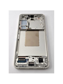 Pantalla lcd para Samsung Galaxy S24 5G S921 mas tactil negro marco amarillo ensamblado GH82-33287D Service Pack