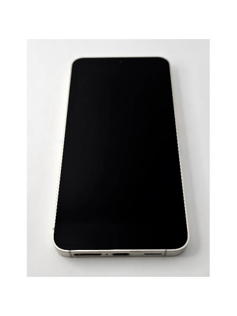 Pantalla lcd para Samsung Galaxy S24 5G S921 mas tactil negro marco amarillo ensamblado GH82-33287D Service Pack