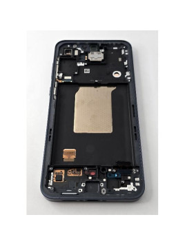 Pantalla lcd para Samsung Galaxy A55 A556 mas tactil negro con marco negro ensamblado GH82-34305A Service Pack