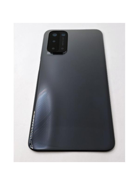 Tapa trasera o tapa bateria negra para Oppo A54 5G CPH2195 con cubierta de camara