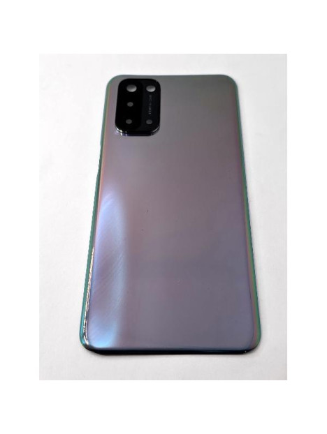 Tapa trasera o tapa bateria morada para Oppo A54 5G CPH2195 con cubierta de camara