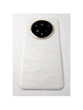 Tapa trasera o tapa bateria plata para Realme 14 Pro 5G con cubierta de camara