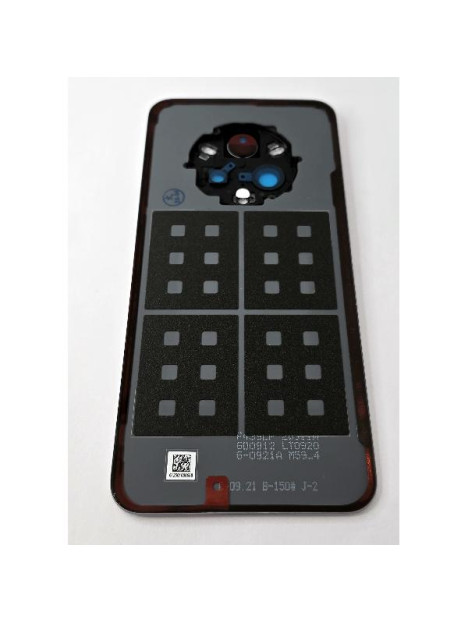 Tapa trasera o tapa bateria plata para Realme 14 Pro 5G con cubierta de camara