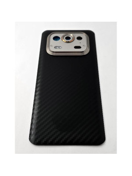 Tapa trasera o tapa bateria negra para Ulefone Armor 25T Pro 5G con cubierta de camara