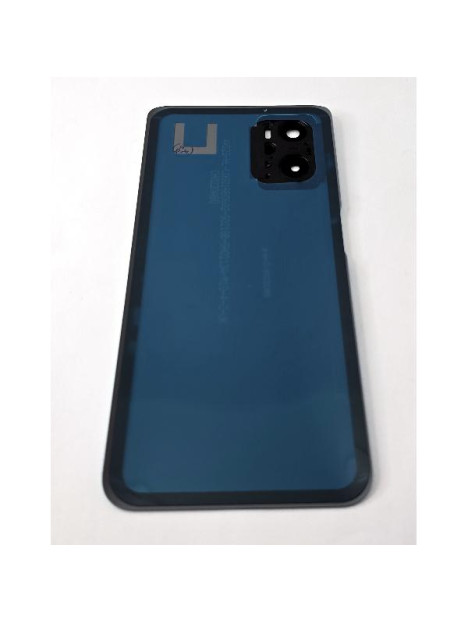 Tapa trasera o tapa bateria azul para Oppo A76 CPH2375 con cubierta de camara