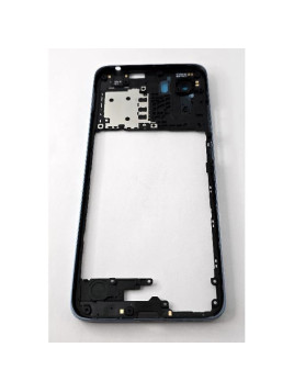 Carcasa o marco central azul para Motorola Moto G05