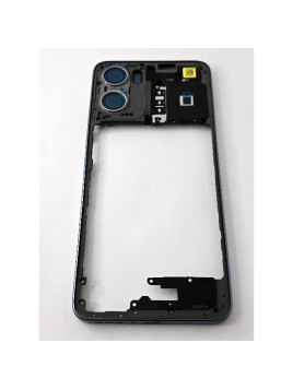 Carcasa o marco central azul para Motorola Moto G05