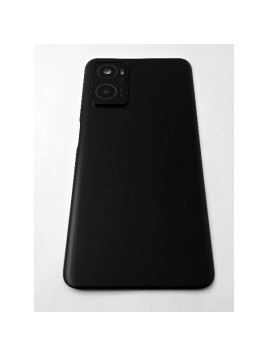 Tapa trasera o tapa bateria negra para Oppo A76 CPH2375 con cubierta de camara