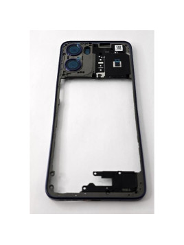 Carcasa o marco central morado para Motorola Moto G05