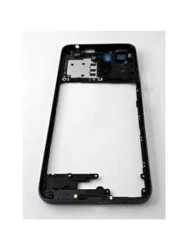 Carcasa o marco central verde para Motorola Moto G05