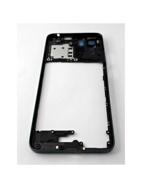 Carcasa o marco central verde para Motorola Moto G05