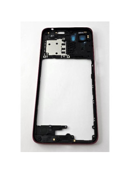 Carcasa o marco central rojo para Motorola Moto G05