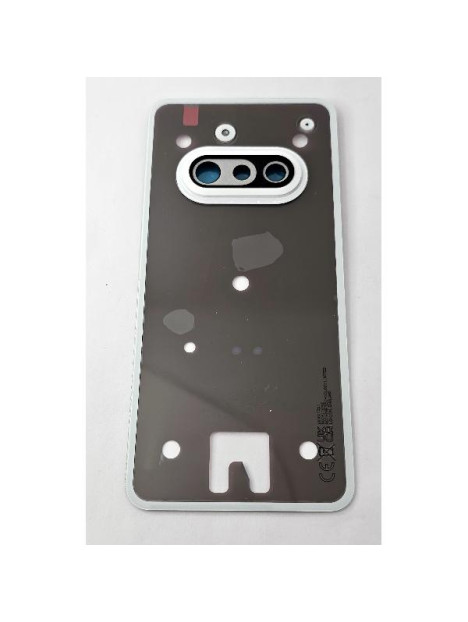 Tapa trasera o tapa bateria blanca transparente para Nothing Phone 3A 5G