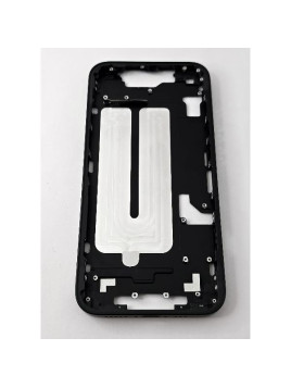 Carcasa o marco central negro para iPhone 16E A3082 A3081 con botones laterales