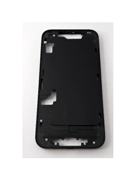 Carcasa o marco central negro para iPhone 16E A3082 A3081 con botones laterales