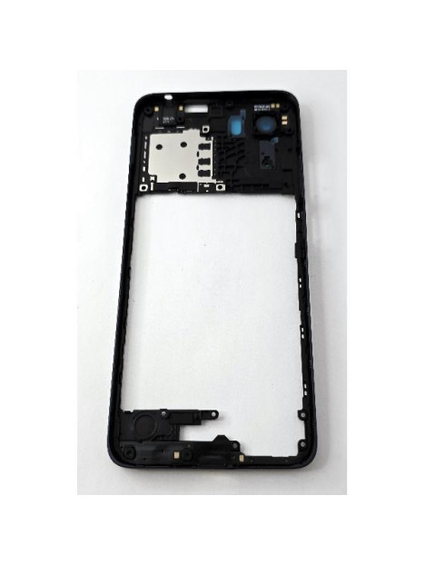 Carcasa o marco central negro para Motorola Moto G05