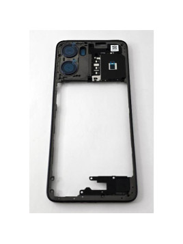 Carcasa o marco central negro para Motorola Moto G05