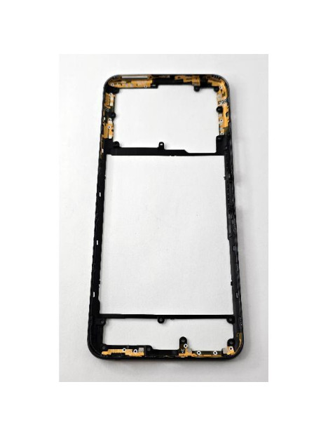 Carcasa o marco central negro para Vivo V72 5G V2041