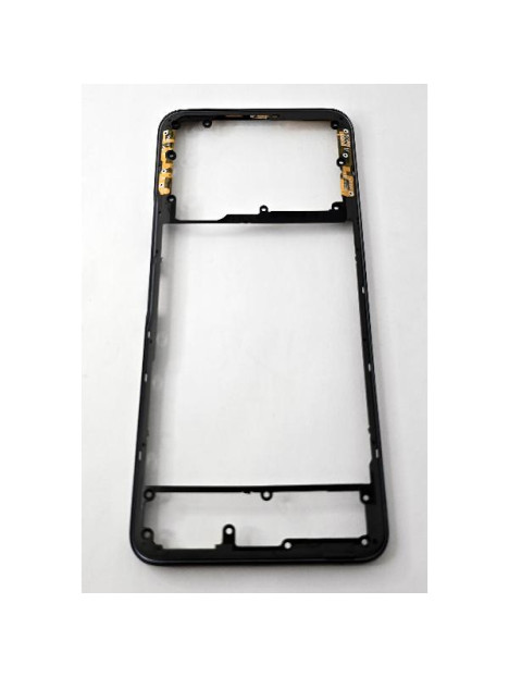 Carcasa o marco central negro para Vivo V72 5G V2041