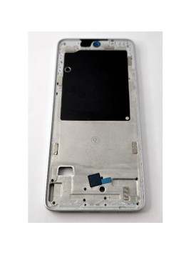 Carcasa o marco central plata para Xiaomi Poco M7 Pro 5G