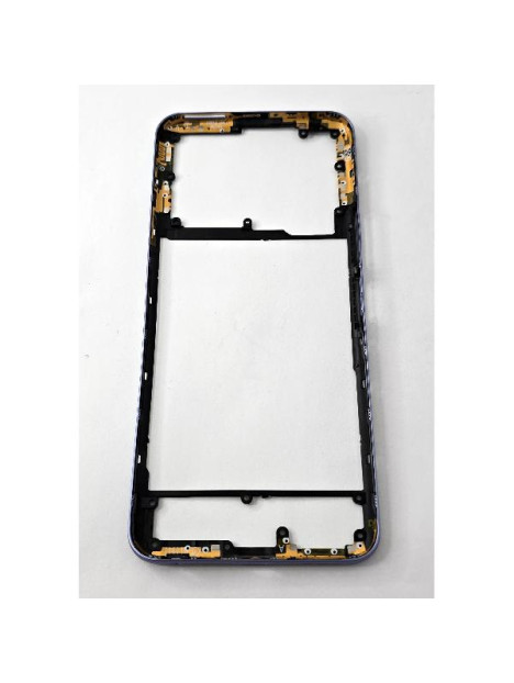 Carcasa o marco central morado para Vivo V72 5G V2041