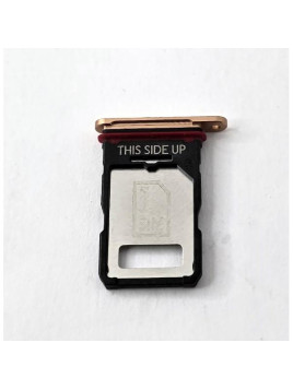 Soporte o bandeja sim marron Dual sim para Motorola Edge 50 5G calidad premium