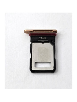 Soporte o bandeja sim marron Dual sim para Motorola Edge 50 5G calidad premium