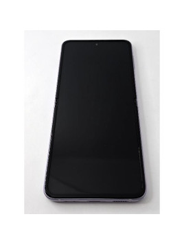 Pantalla lcd para Samsung Galaxy Z Flip 3 SM-F711B tactil negro marco lavanda con camara GH82-26273D Service Pack