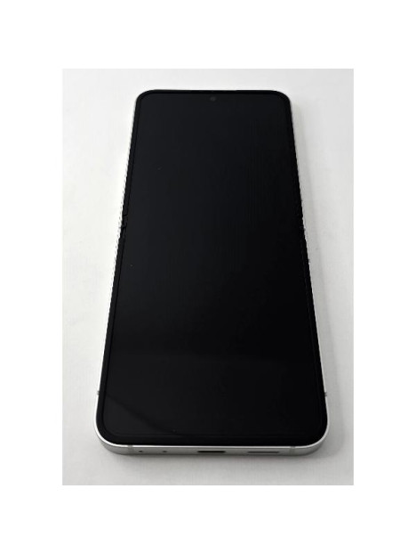 Pantalla lcd para Samsung Galaxy Z Flip 6 5G F741 mas tactil negro con marco blanco GH82-35013F Service Pack