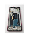 Pantalla lcd para Motorola Edge 50 Fusion mas tactil negro con marco rosa 5D68C24372 Service Pack
