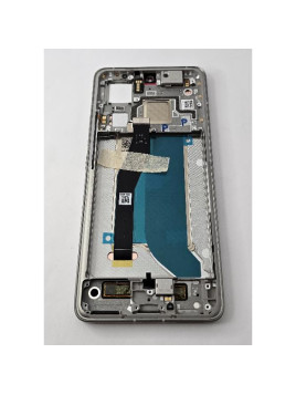 Pantalla lcd para Xiaomi 14T Pro 5G mas tactil negro con marco gris 56001600N1200 Service Pack