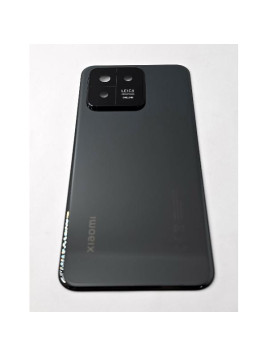 Tapa trasera o tapa bateria negra para Xiaomi 13 con cubierta de camara 56002300M300 Service Pack
