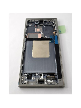 Pantalla lcd para Samsung Galaxy S24 Ultra SM-S928B tactil negro marco gris ensamblado GH82-33396A Service Pack