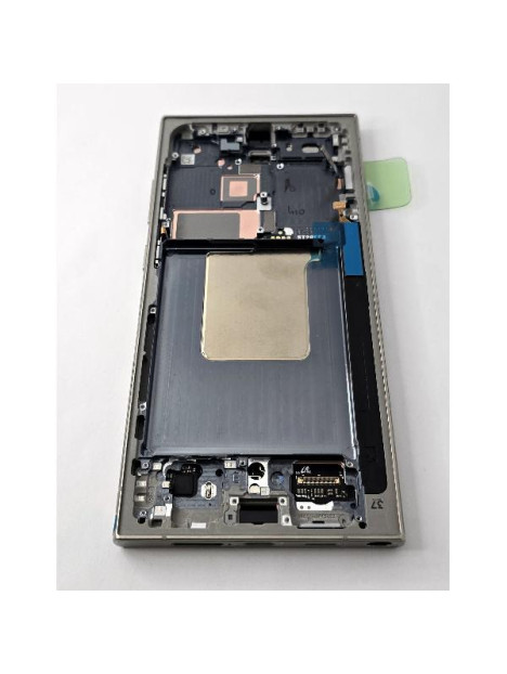 Pantalla lcd para Samsung Galaxy S24 Ultra SM-S928B tactil negro marco gris ensamblado GH82-33396A Service Pack