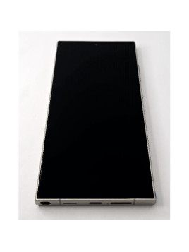 Pantalla lcd para Samsung Galaxy S24 Ultra SM-S928B tactil negro marco gris ensamblado GH82-33396A Service Pack