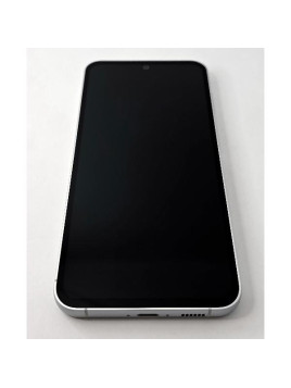 Pantalla lcd para Samsung Galaxy S23 FE SM-S711B tactil negro marco blanco ensamblado GH82-32854B Service Pack