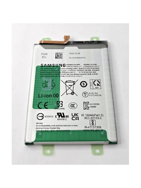 Bateria EB-BA166ASE 5000mAh para Samsung Galaxy A26 5G A266B GH82-37053A Service Pack