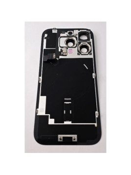 Tapa trasera o tapa bateria gris titanio para iPhone 16 Pro remanufacurada Grado A