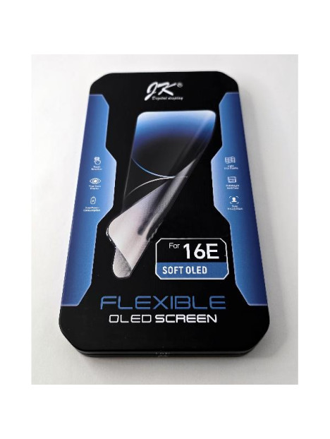 Pantalla LCD para iPhone 16E mas tactil negro JK-YU0600-E4 calidad Soft Oled