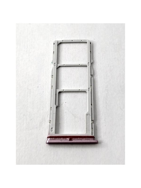 Soporte o bandeja sim rosa Dual sim para Motorola Moto G05 calidad premium