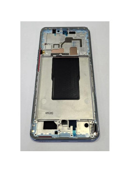 Pantalla lcd para Xiaomi 12T Xiaomi 12T Pro mas tactil negro con marco azul 560005L12U00 Service Pack