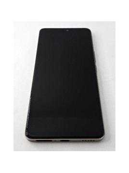Pantalla lcd para Huawei Honor Magic 7 Lite 5G mas tactil negro con marco dorado compatible TFT