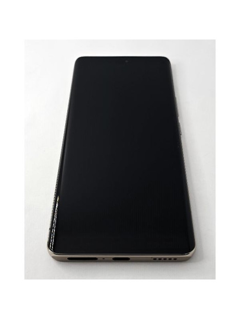 Pantalla lcd para Huawei Honor Magic 7 Lite 5G mas tactil negro con marco dorado calidad premium