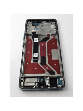 Pantalla lcd para Huawei Honor Magic 7 Lite 5G mas tactil negro con marco verde compatible TFT